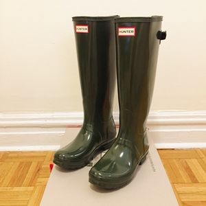 Hunter Rain Boots (Emerald Green)